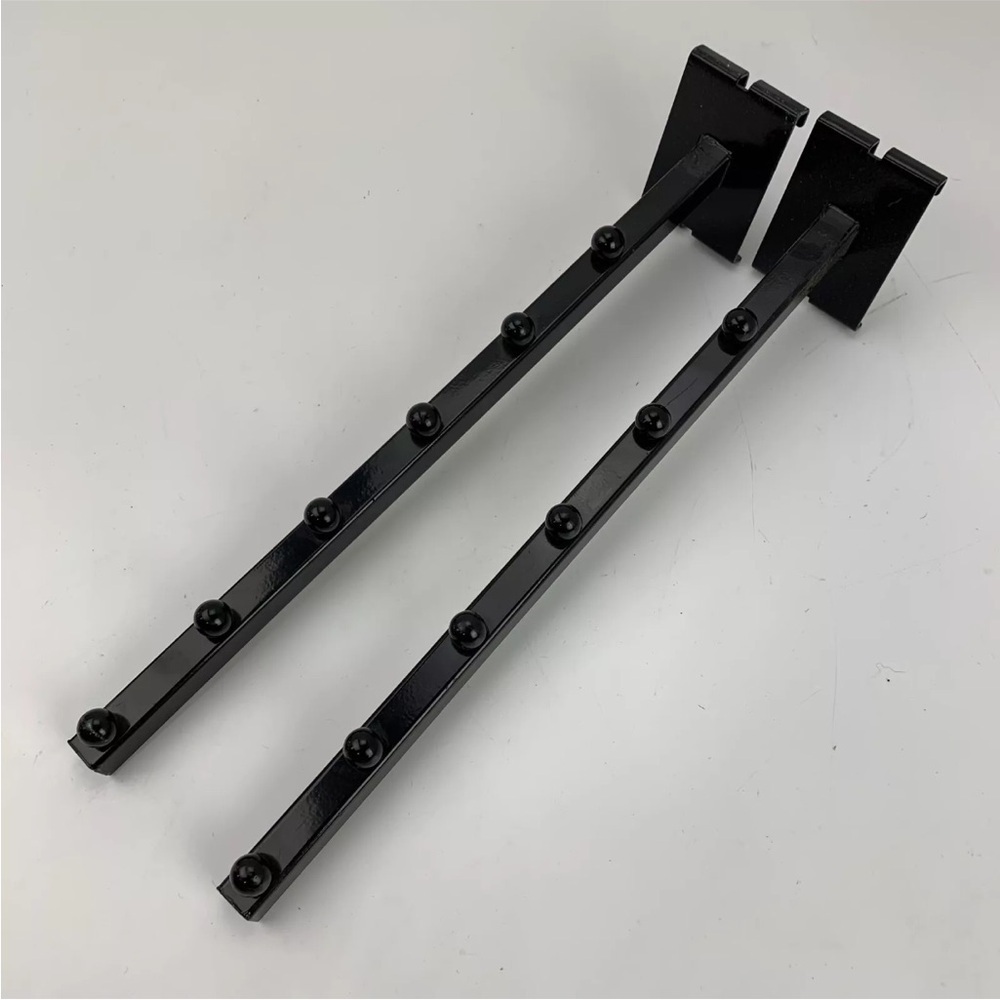 Slot Wall 16" Metal Hanger for Clothing (Lot of 2)